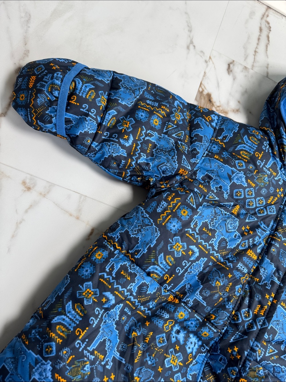 Columbia One-Piece Snowsuit Unisex Baby Snuggly Bunny Bunting Blue Size 12-18 M - Picture 4 of 9